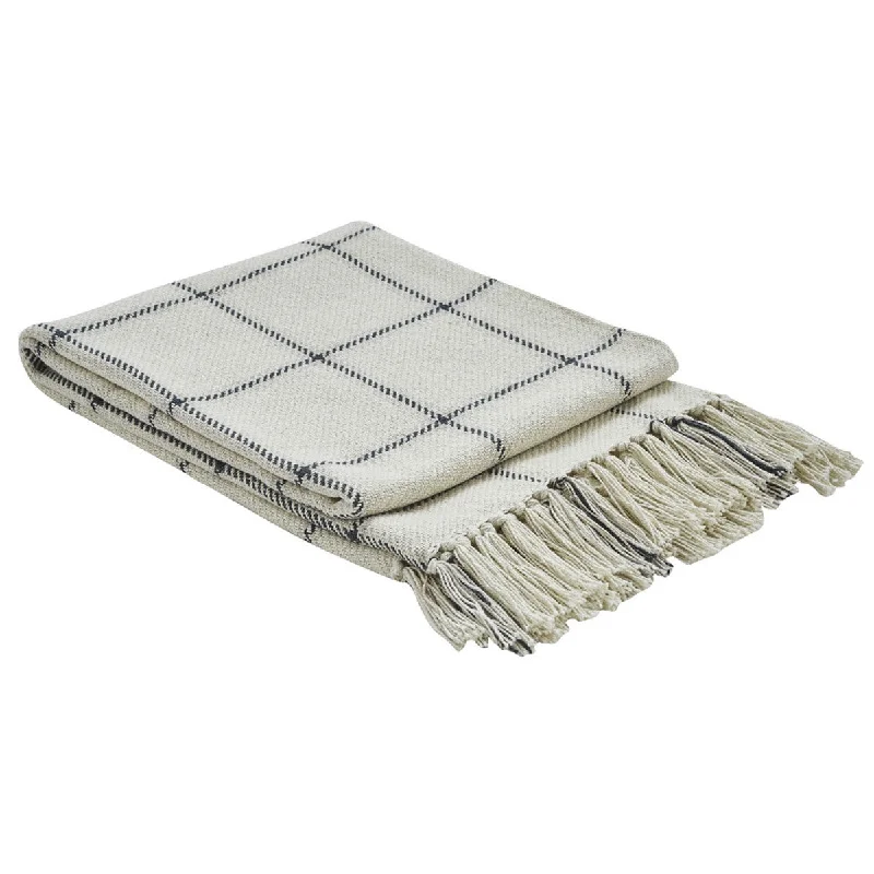 Mercantile Windowpane Throw - 50x60 Park Designs