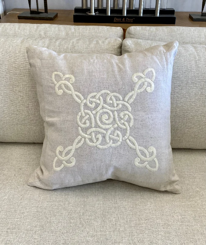 Cream Costal Pillow