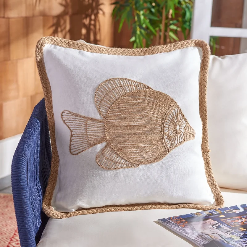 Safavieh Nilam Fish Pillow