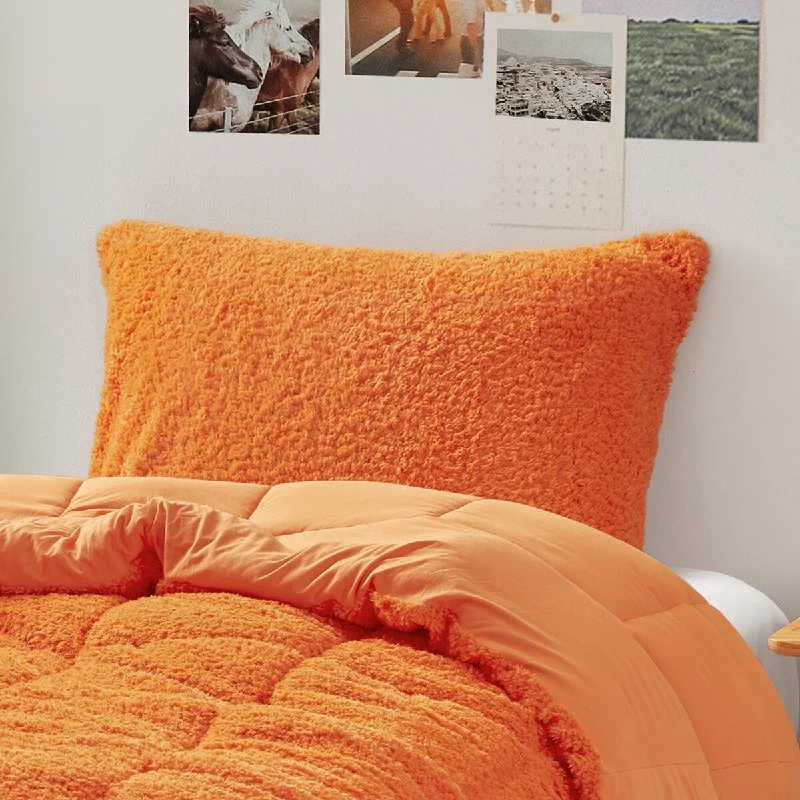 Dreamsicle Creamsicle - Coma Inducer® Pillow Sham - Orange Peel