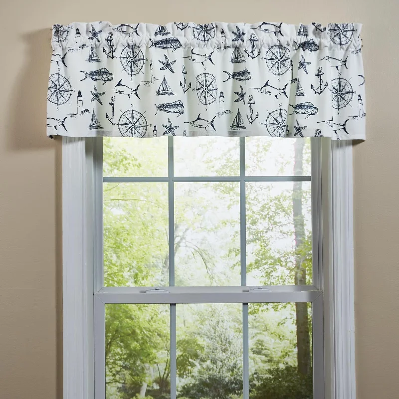 Captain's Quarters Valance 14"L - Natural Park Designs