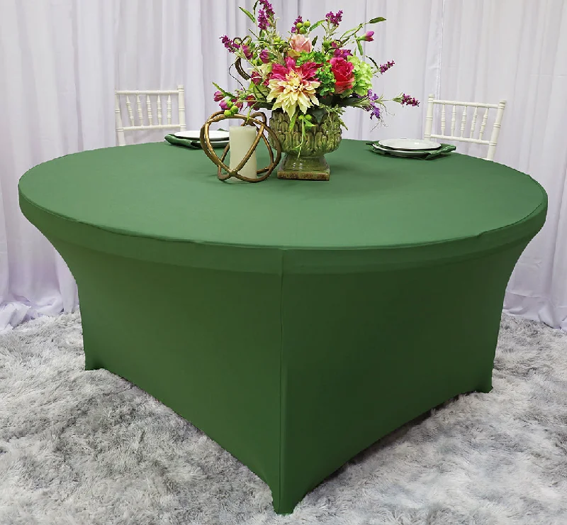 5 Ft Round Spandex (220 GSM) Table Cover - Clover Green (1pc)