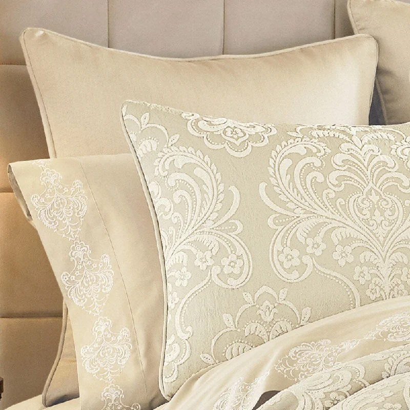 Five Queens Court Maureen Ivory Euro Sham