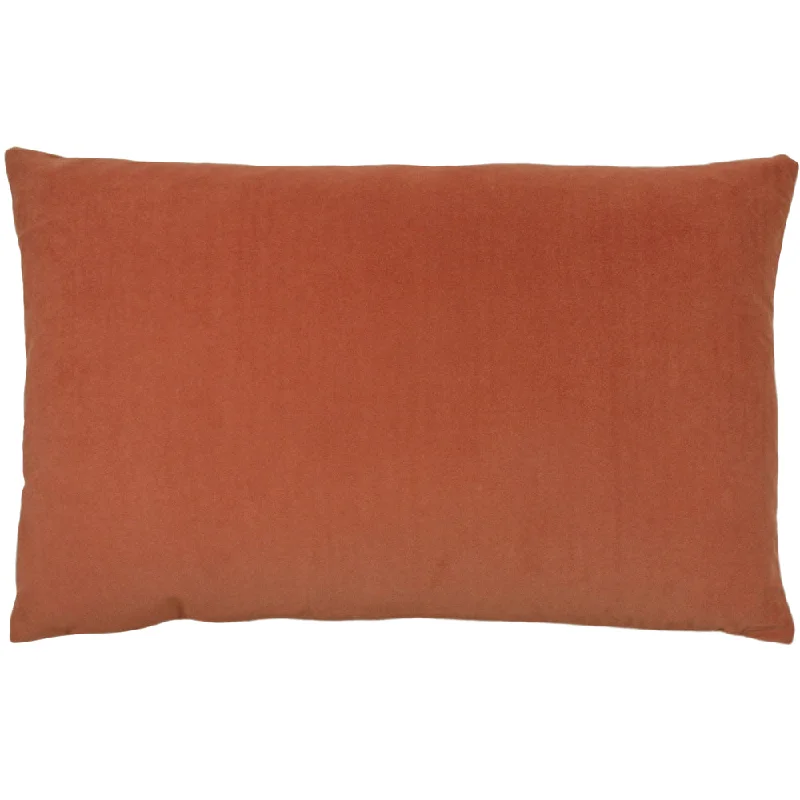 Contra Velvet Cushion Brick