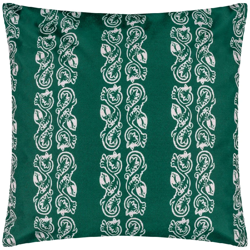 Kalindi Stripe Outdoor Cushion Teal