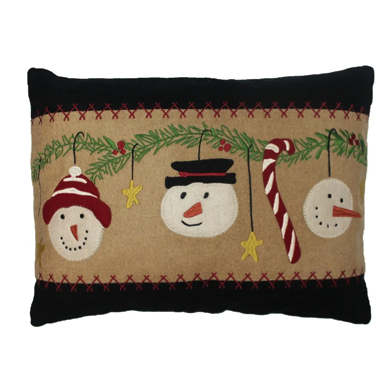 C Snowmen Fun Pillow 14 Inx20 In PL762400