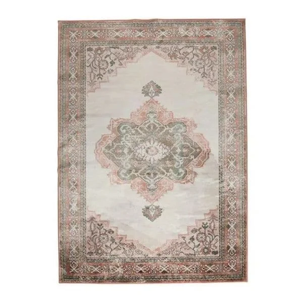 Mahal Pink and Olive Carpet - 170X240