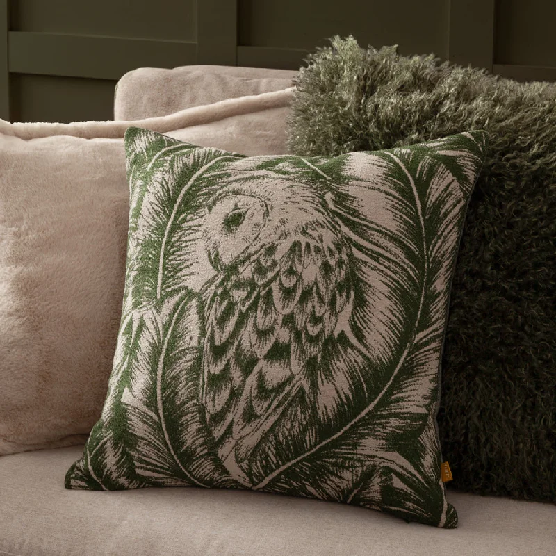 Albus Jacquard Cushion Green