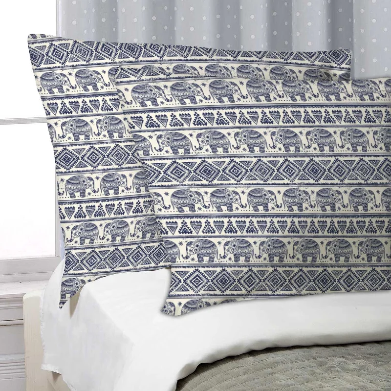 ArtzFolio Ethnic Elephant Pillow Cover Case