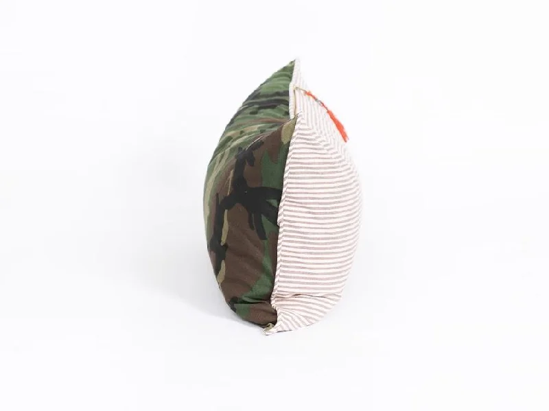 14" x 26" Lumbar Cover in Camo and Toulouse Brown