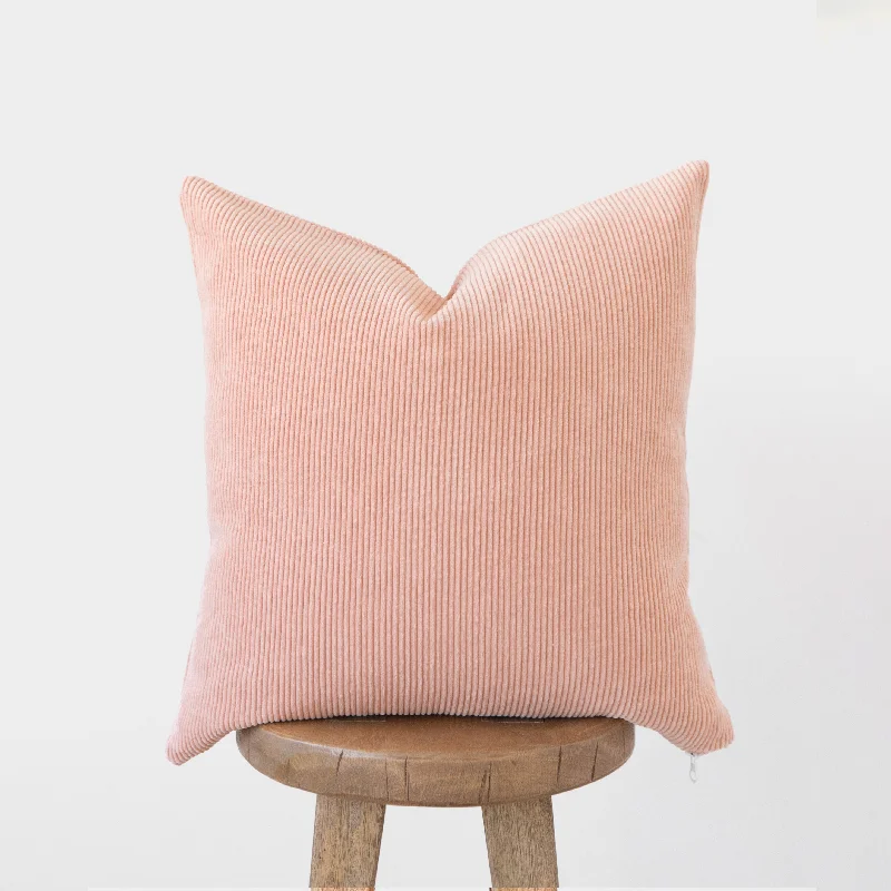 Blush Pink Corduroy  - 18" | 22" | 12x20"