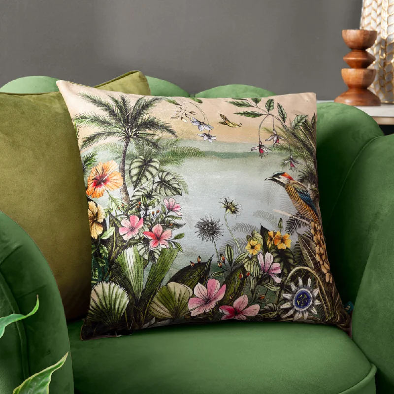 Leilani Printed Chenille Cushion Riverine