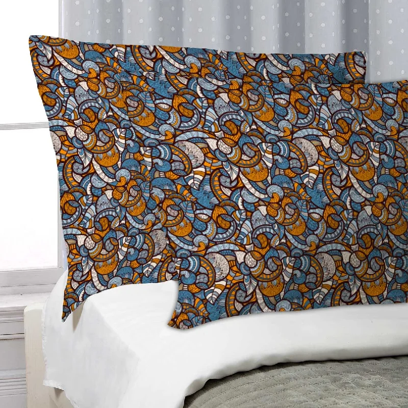 ArtzFolio Ethnic Doodle Pillow Cover Case