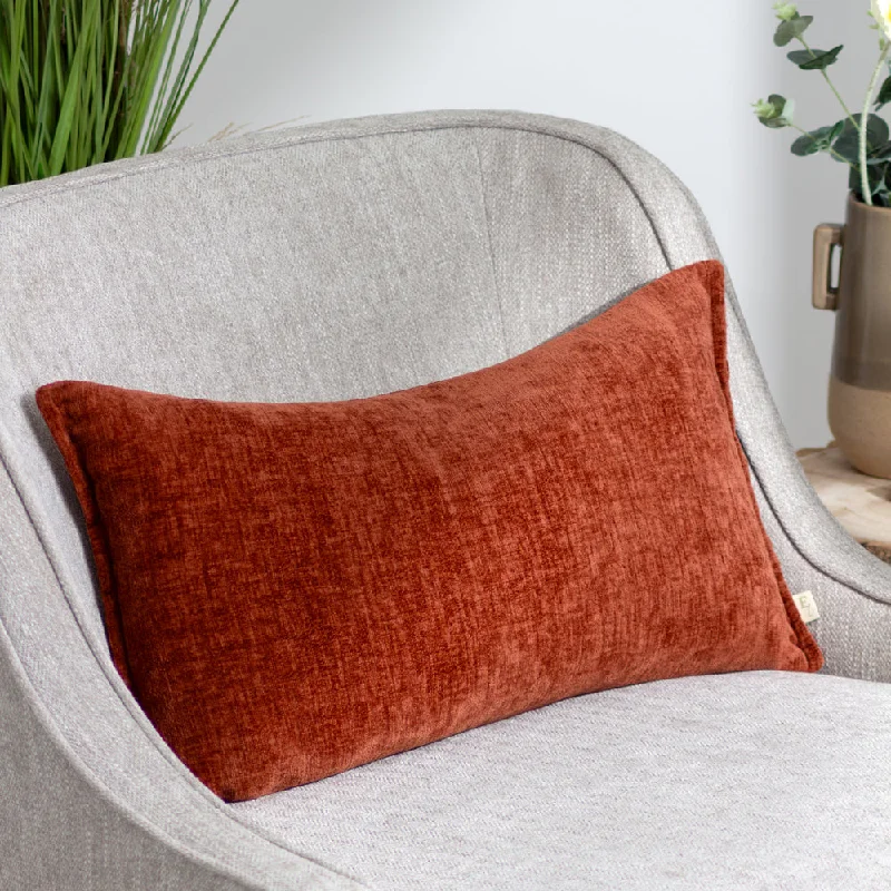 Buxton Rectangular Cushion Burnt Orange