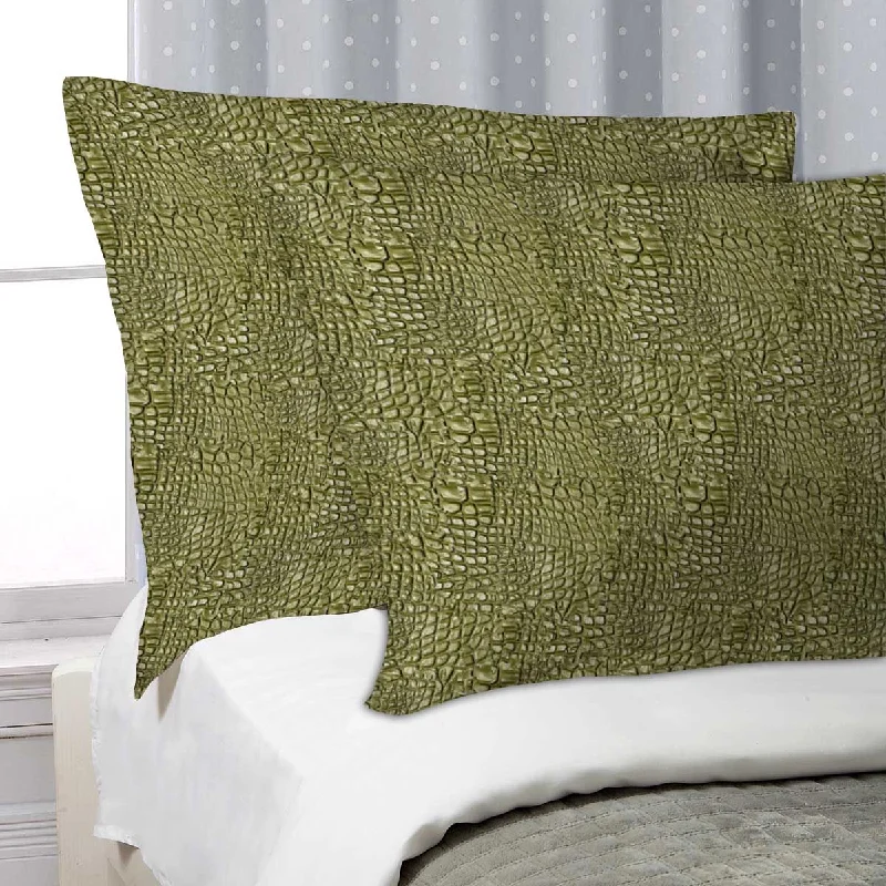 ArtzFolio Alligator Hide Pillow Cover Case