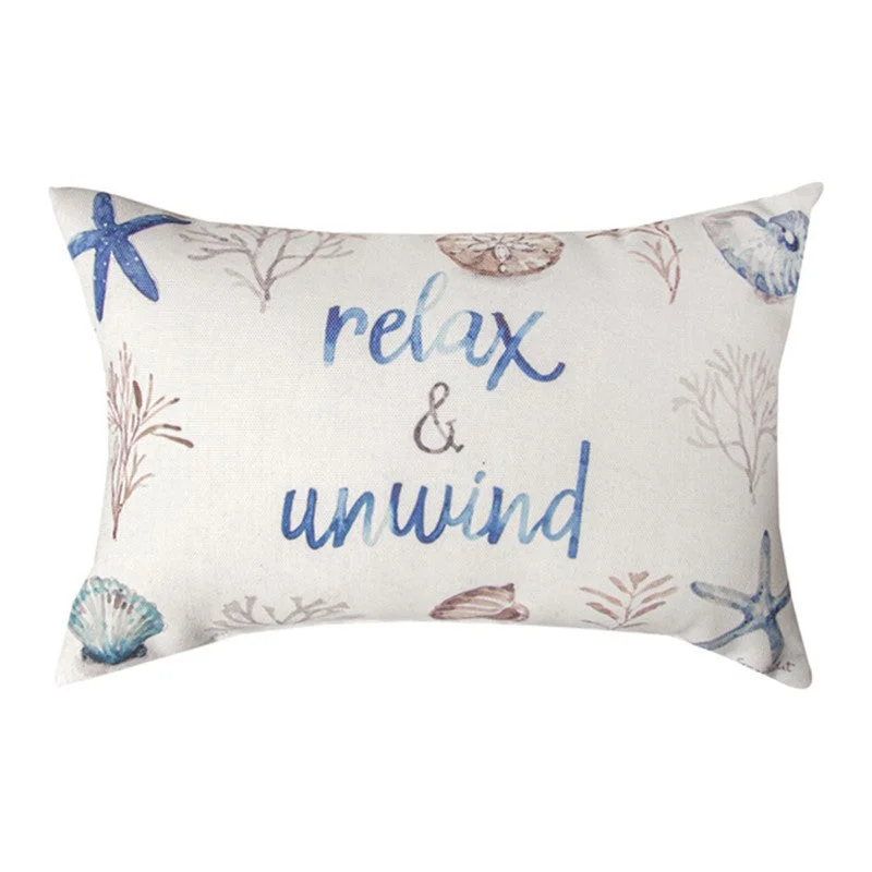 Blue Escape Relax and Unwind Pillow SWCESC