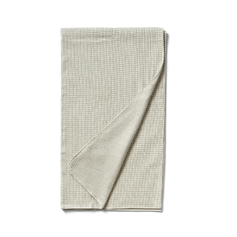 Organic Cotton Waffle Weave Throw in Sage