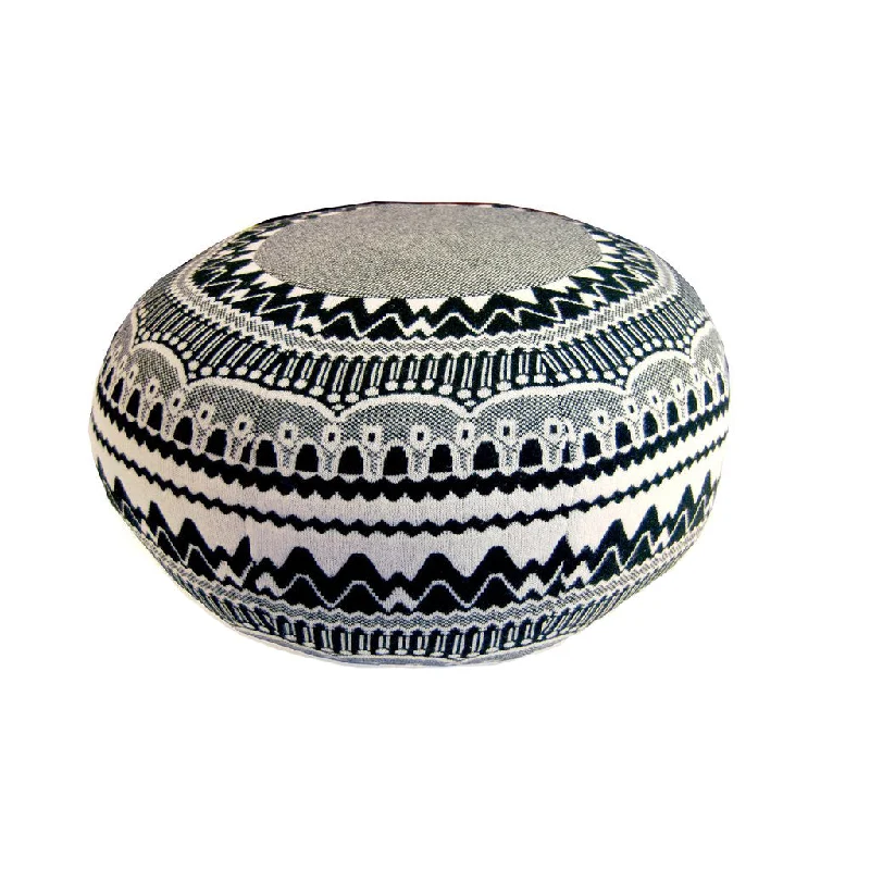 Frank Pouffe in ZigZag - Black