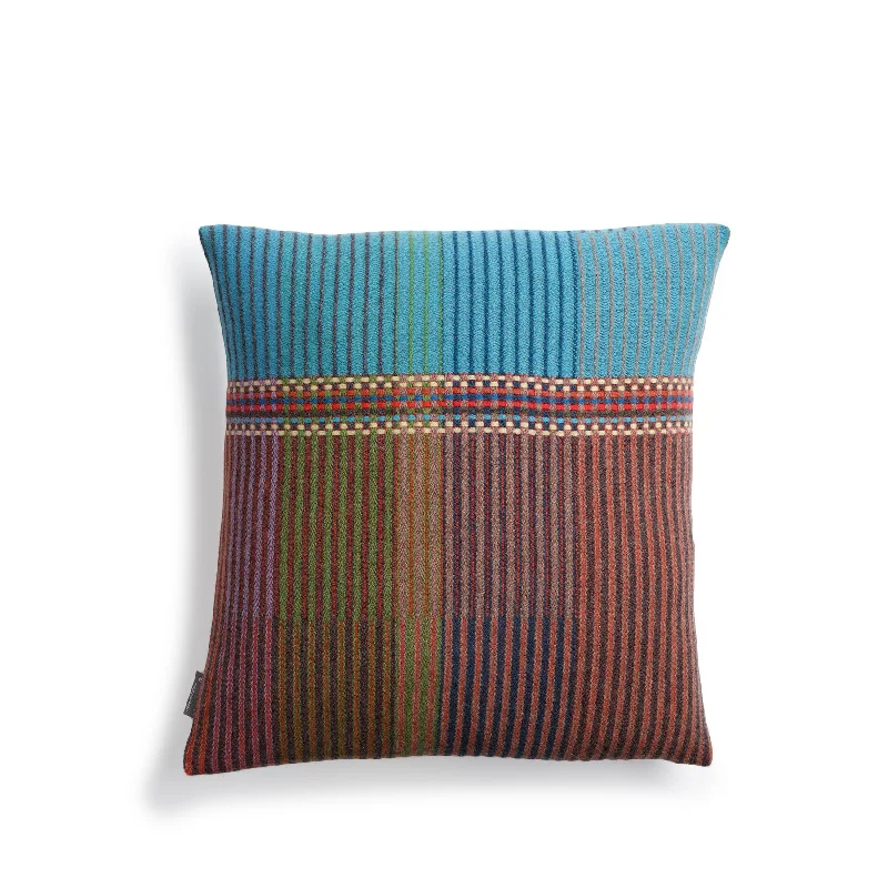 Lambswool Pinstripe Cushion in Beatrix