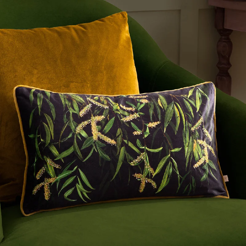 Braywick Willow Embroidered Cushion Willow