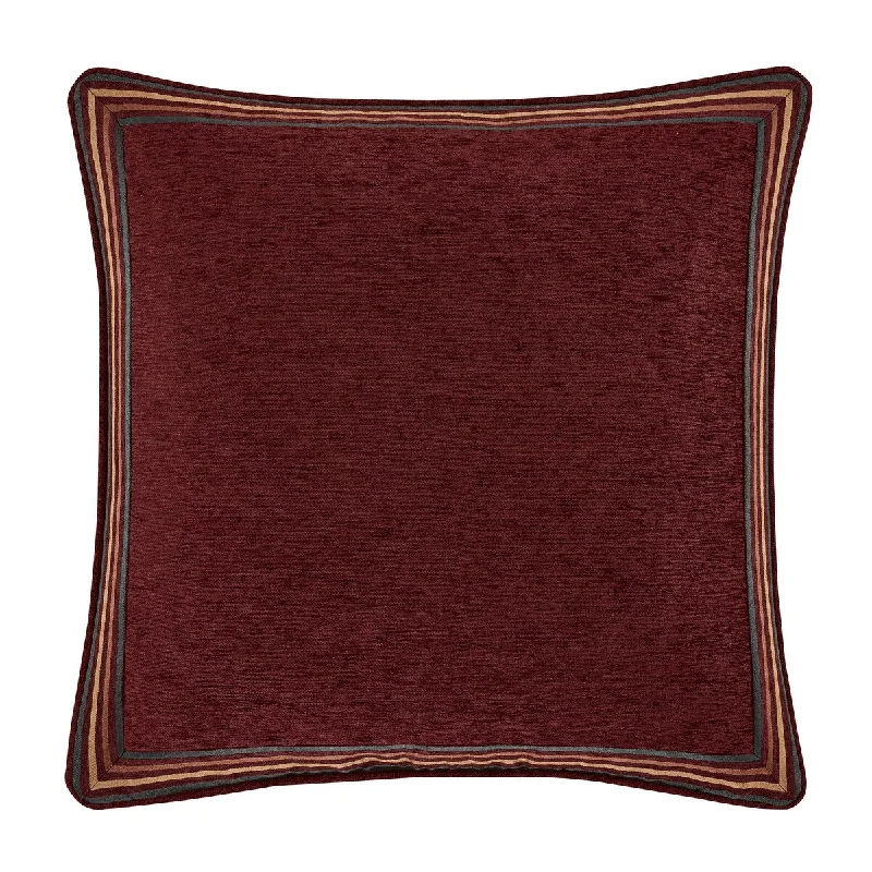 J. Queen New York Garnet Euro Sham