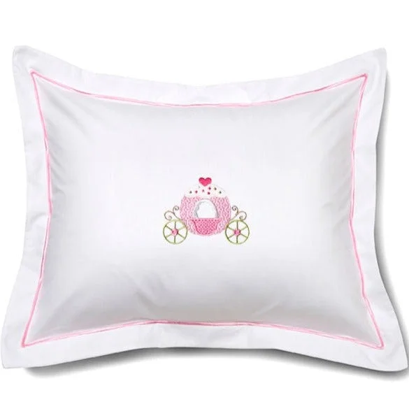 Baby Boudoir Pillow Cover in Cinderella's Carriage Pink