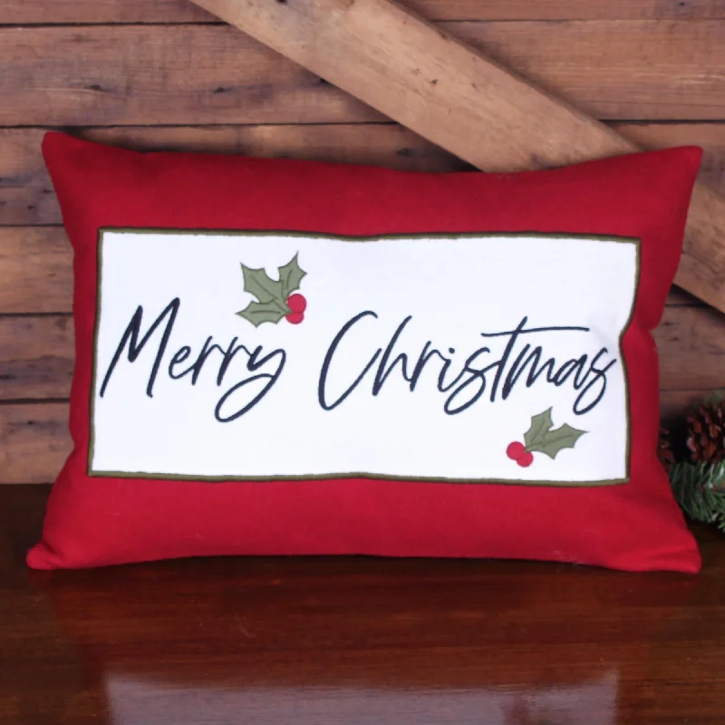 C Merry Christmas Pillow 14 Inx20 In PL784203