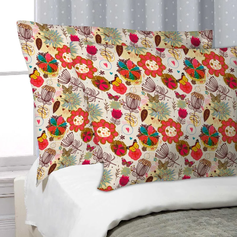 ArtzFolio Floral Pillow Cover Case