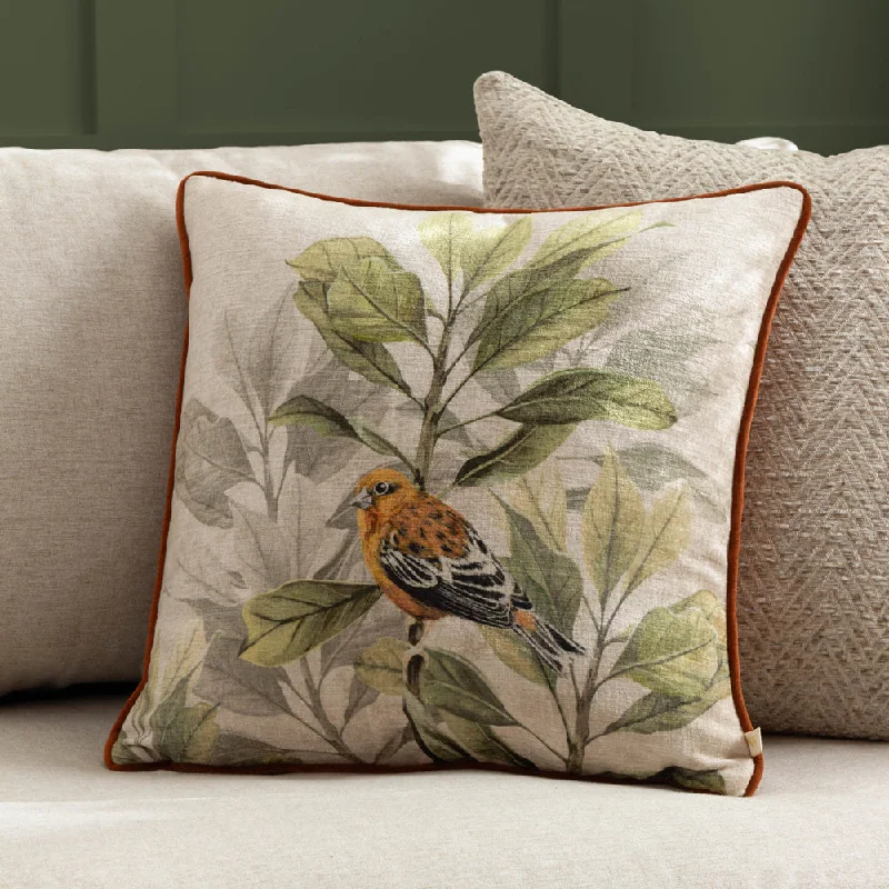 Kielder Forest Swinley Printed Cushion Cream