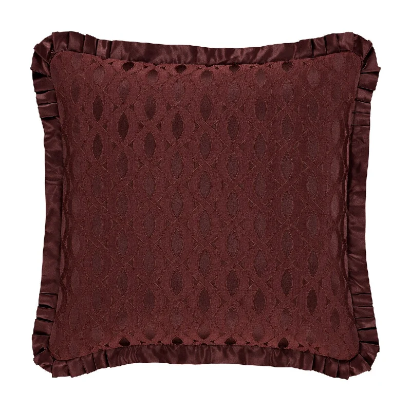 La Boheme Maroon Euro Sham