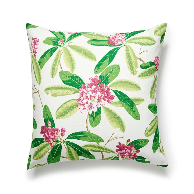 Rhododendron Outdoor Pillow