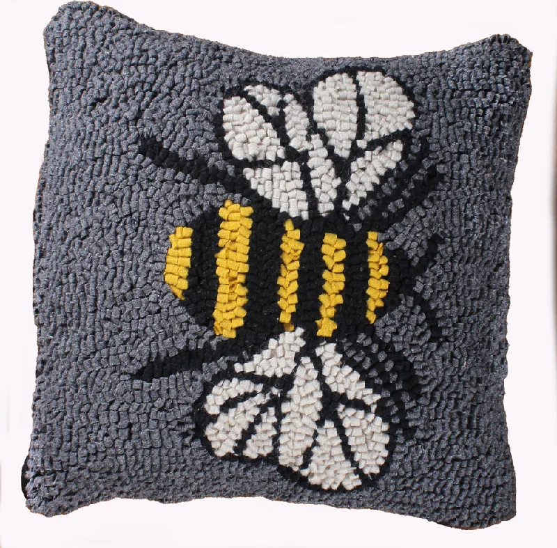 Bee Gray Pillow PLGP1015