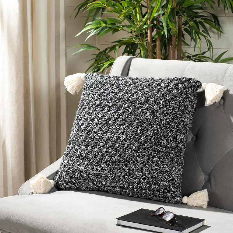 Safavieh Pennie Knit Tassel Pillow