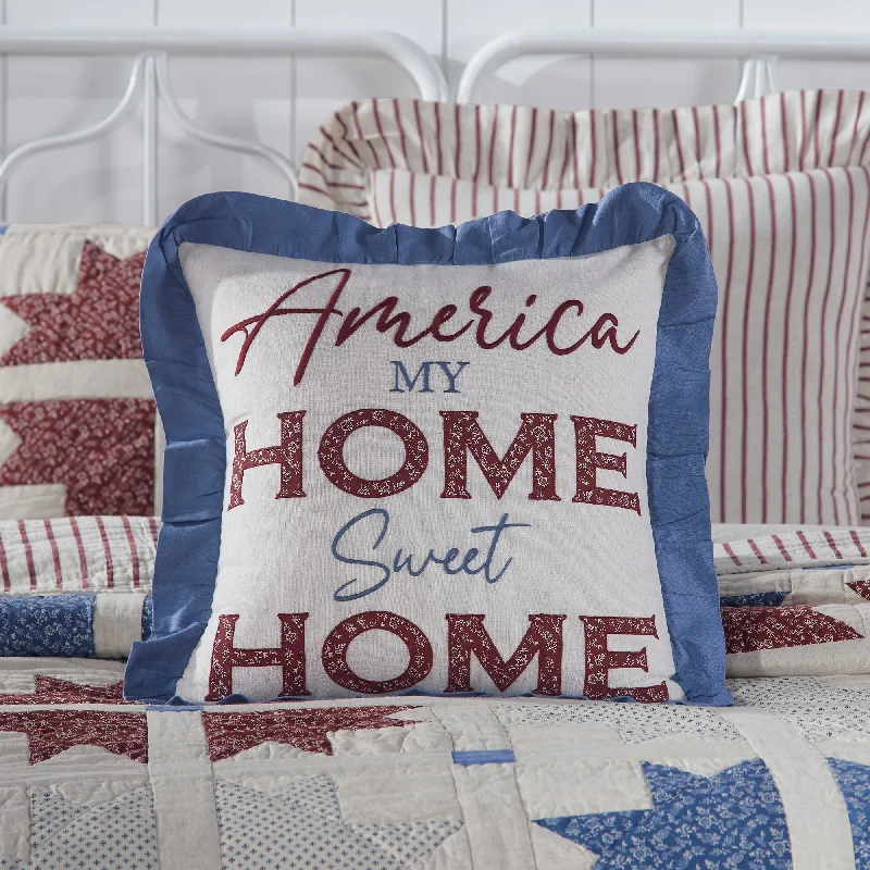 Celebration Home Sweet Home Pillow 18x18 VHC Brands