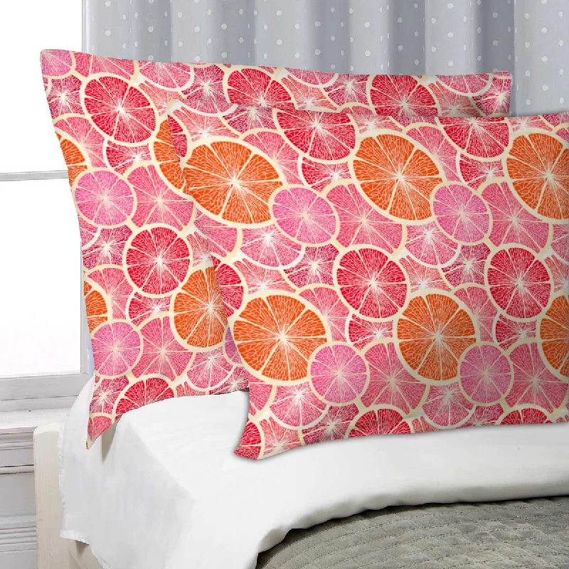 ArtzFolio Grapefruit Pillow Cover Case