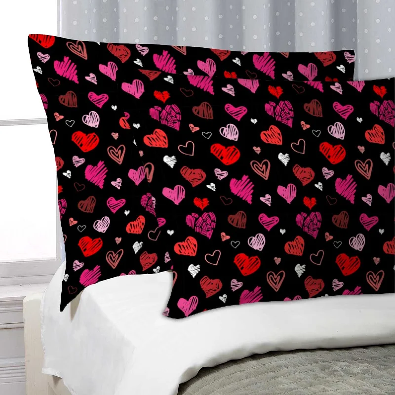 ArtzFolio Love Heart Pillow Cover Case