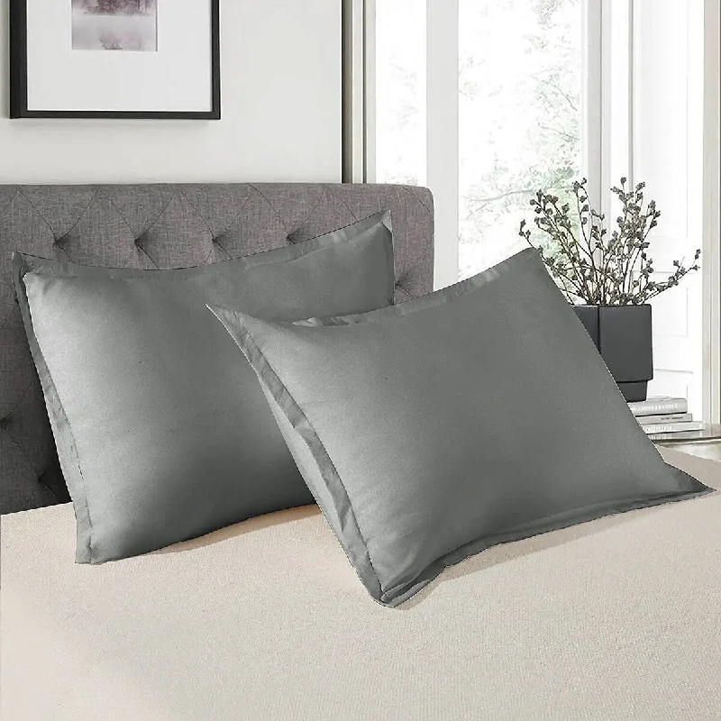 DCP Standard Pillow Shams Pillow Shams Bed 2 Pack Grey