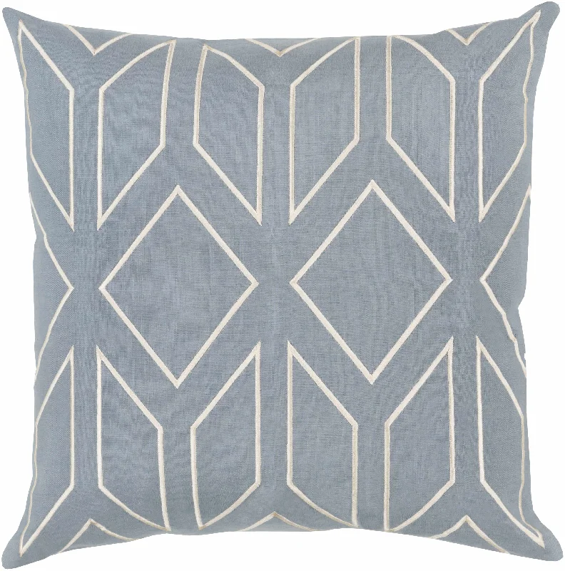 Liebenthal Teal Geometric Pattern Accent Pillow - Clearance